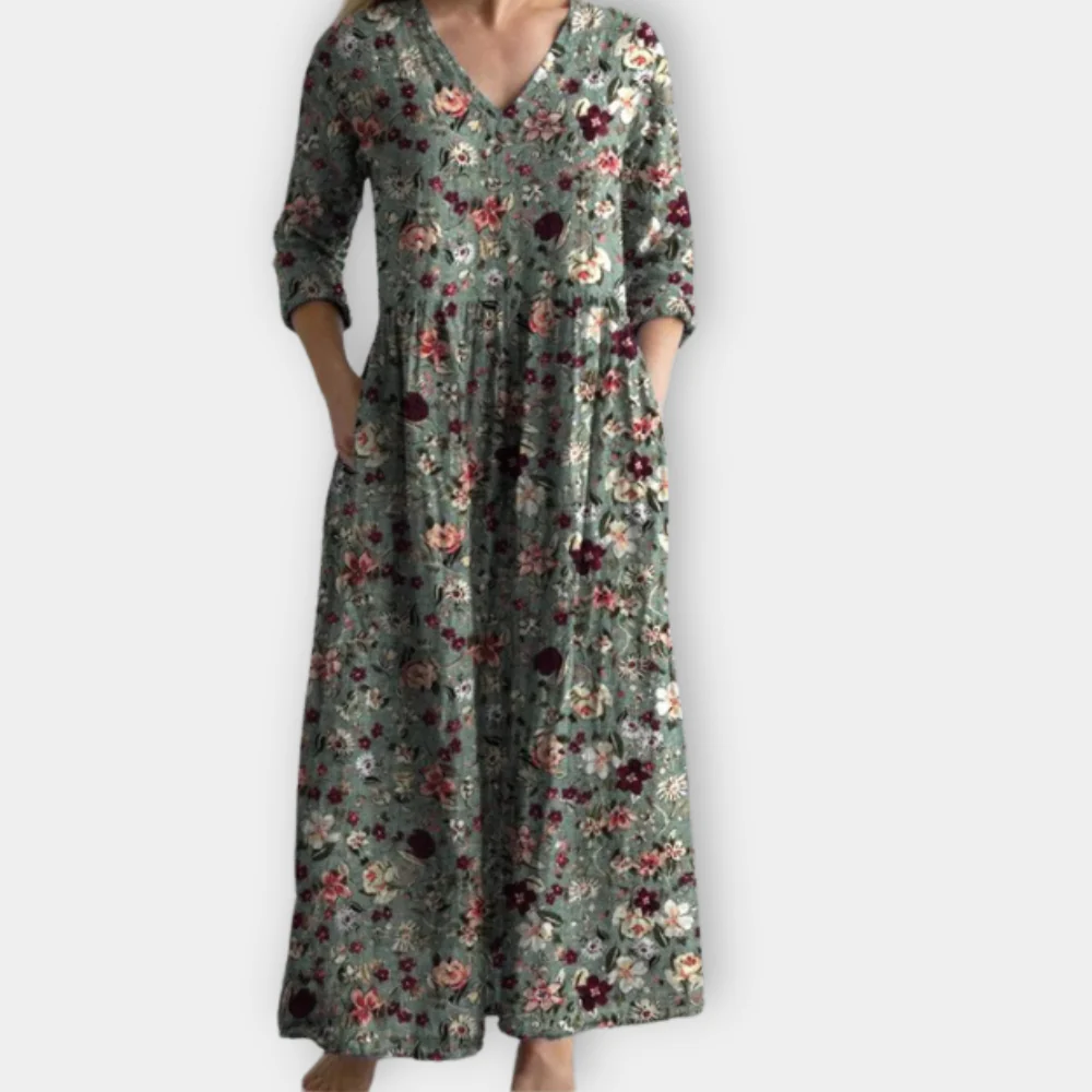 Ashley - Ocean Breeze Boho Maxi Dress