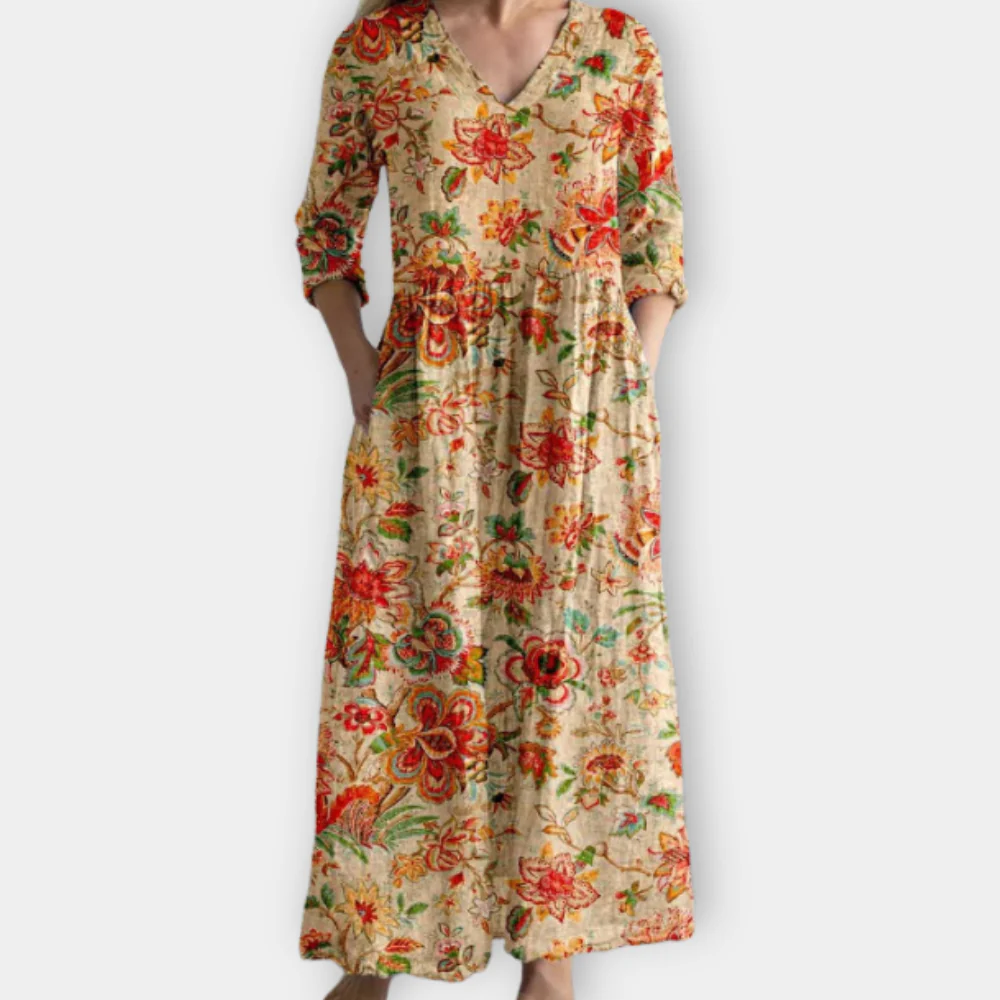 Elly - Effortless Boho Beauty Maxi Dress