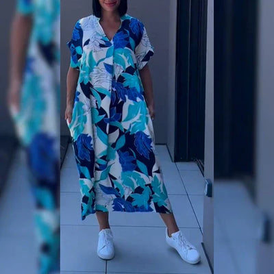 Jamie –  Figure-Flattering Floral Dress