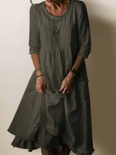 Julie - Summer Pleated Midi Dress
