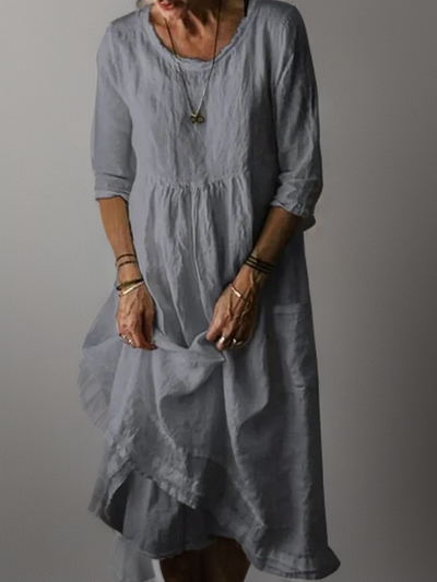 Julie - Summer Pleated Midi Dress