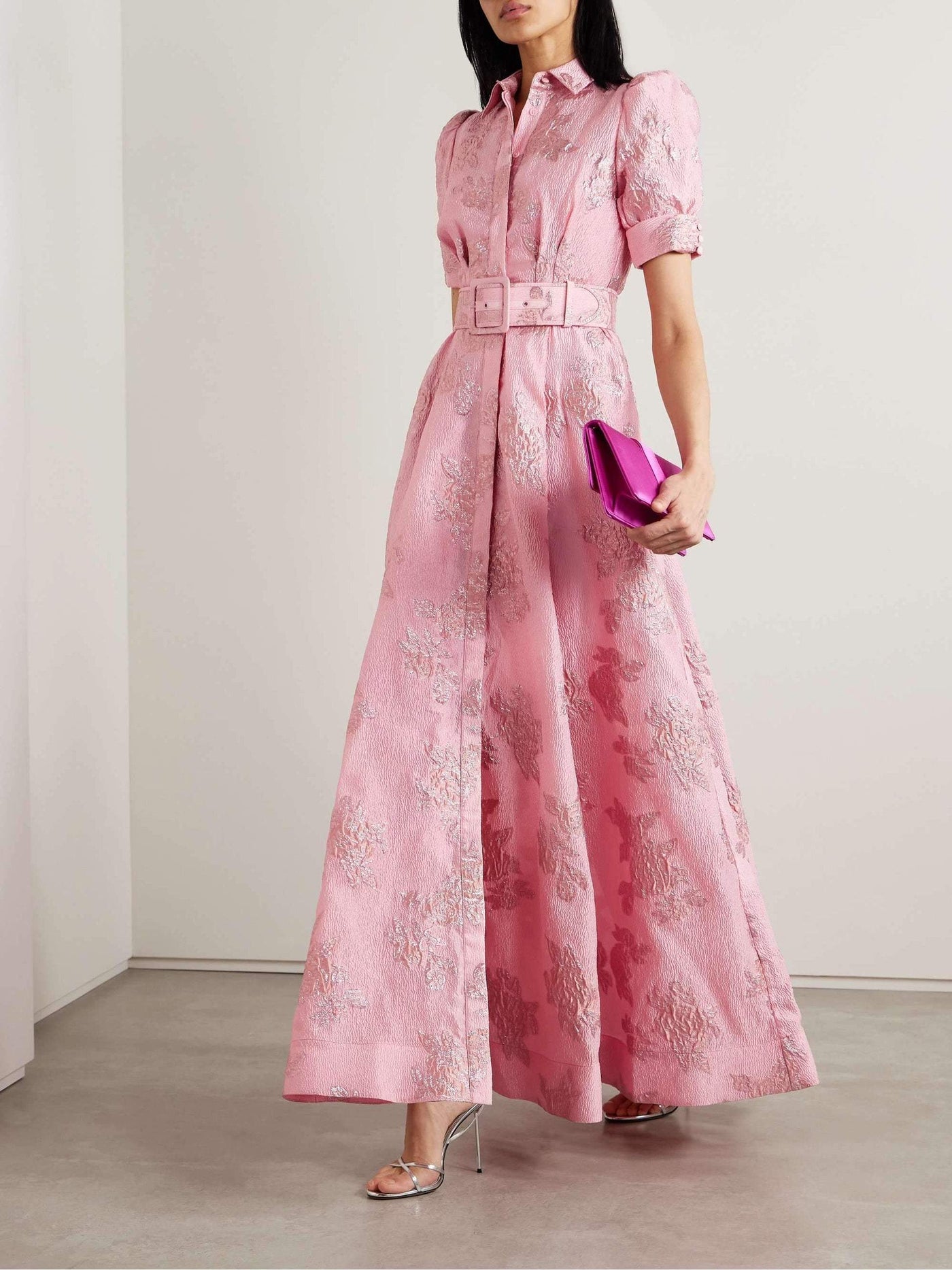 Emily - Short Puff Sleeves Dress