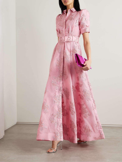 Emily - Short Puff Sleeves Dress
