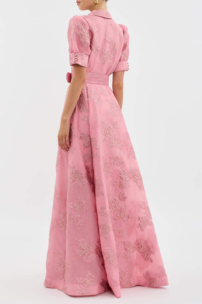 Emily - Short Puff Sleeves Dress