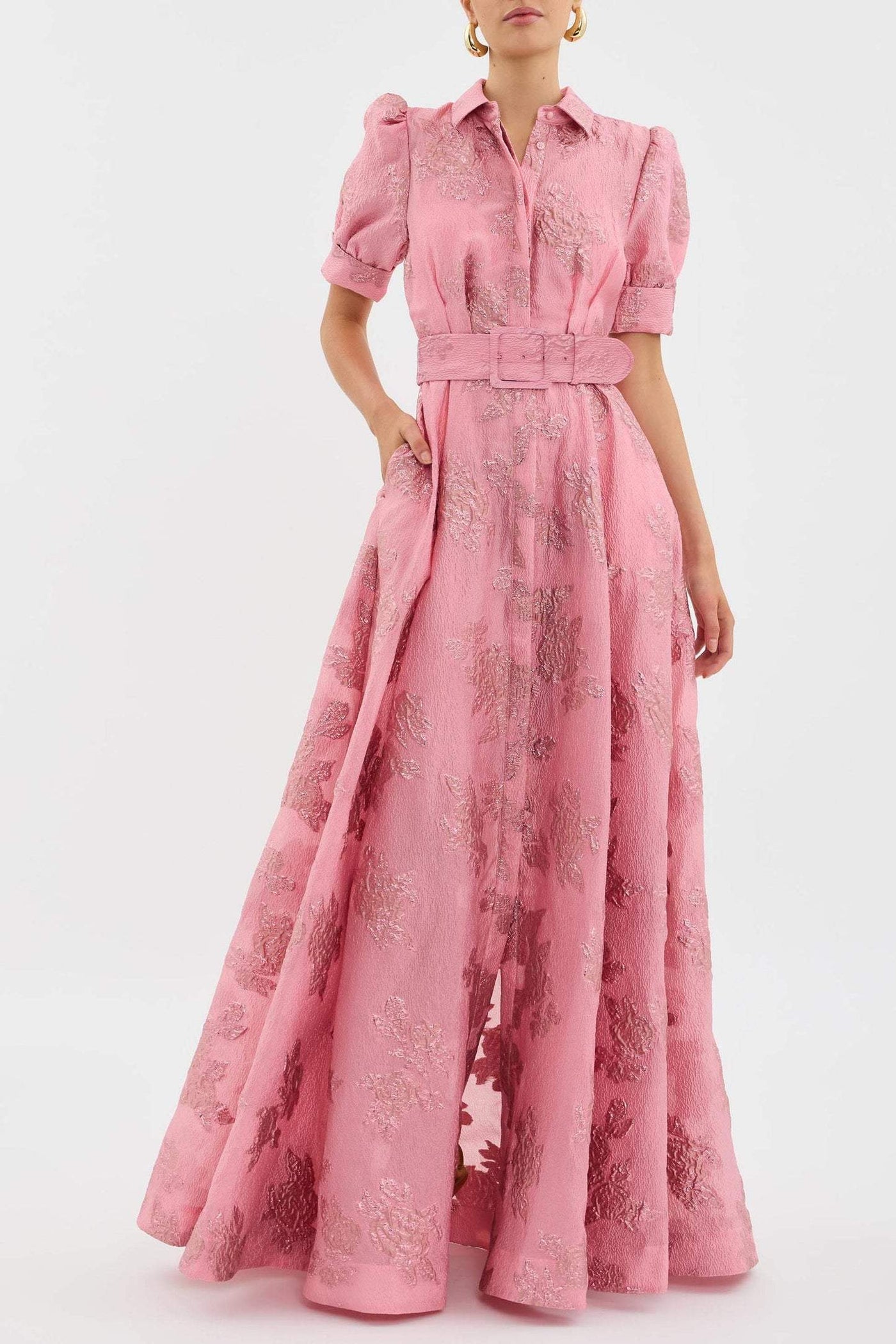 Emily - Short Puff Sleeves Dress