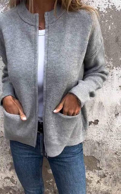 Marcia - Cozy Zip-Up Sweater
