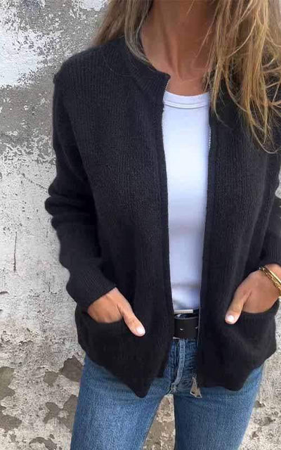 Marcia - Cozy Zip-Up Sweater