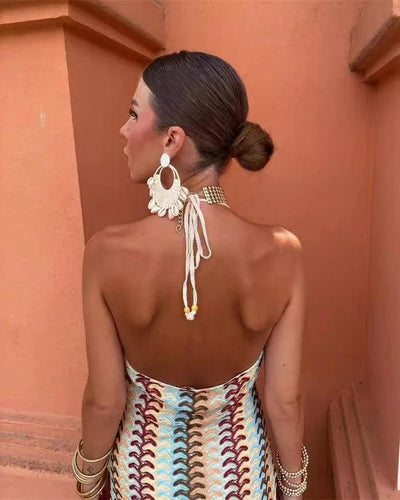Kiara - Boho Crochet Beach Tunic Dress