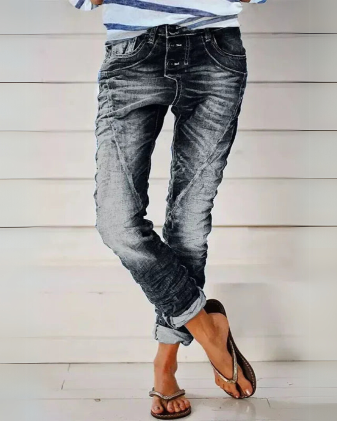 Charlotte™ - Slim Fit Stretch Pants