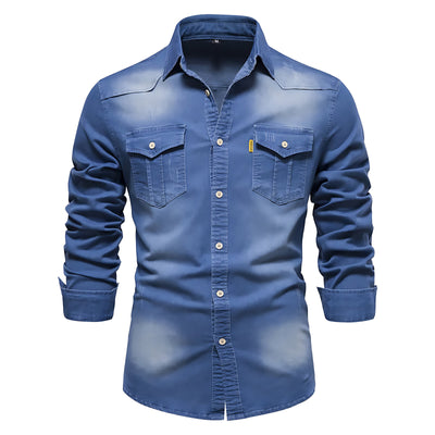 Richard™ - Men's Cotton Denim Shirt For Men