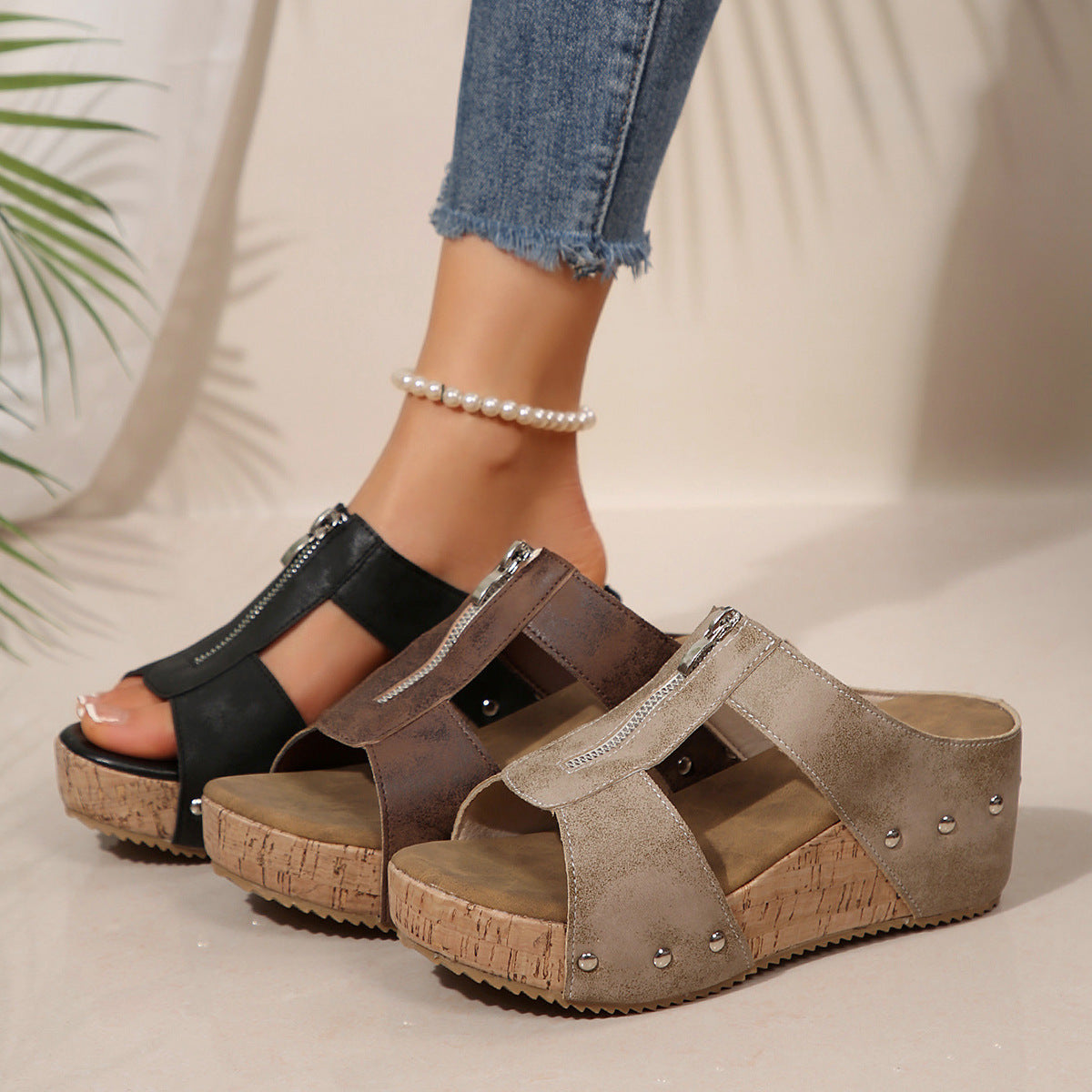 Calista™ - Stylish Wedge Sandals