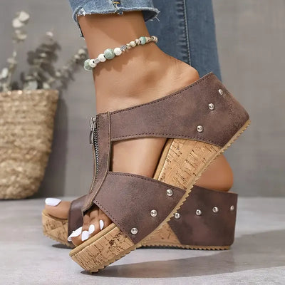 Calista™ - Stylish Wedge Sandals