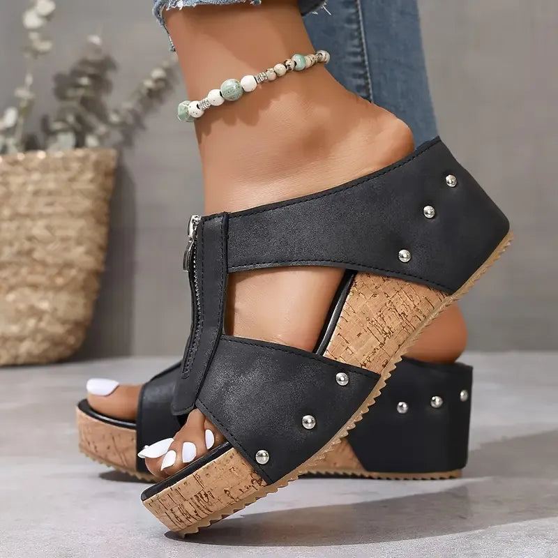 Calista™ - Stylish Wedge Sandals