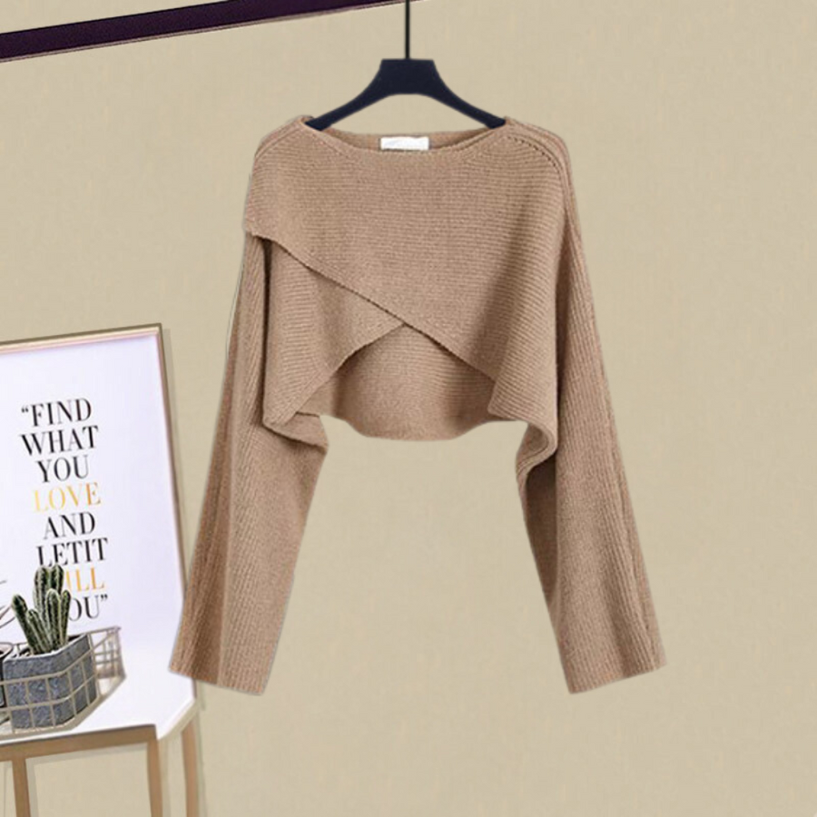 Alexandra - Stylish Dress And Cardigan Set