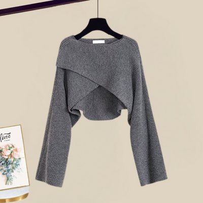 Alexandra - Stylish Dress And Cardigan Set