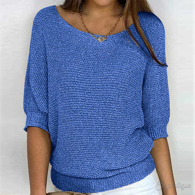 Luigia - Elegant Knitted Pullover