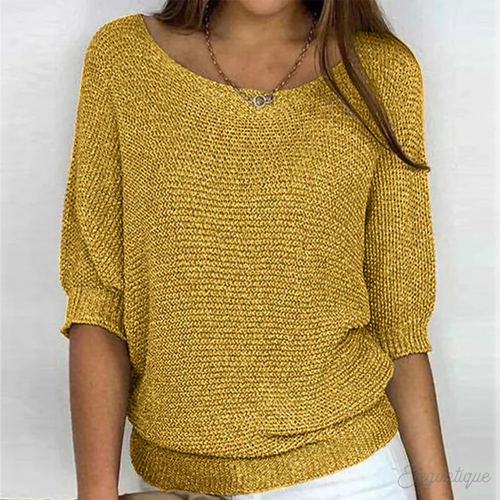 Luigia - Elegant Knitted Pullover