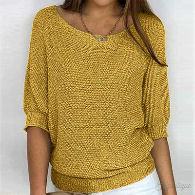Luigia - Elegant Knitted Pullover