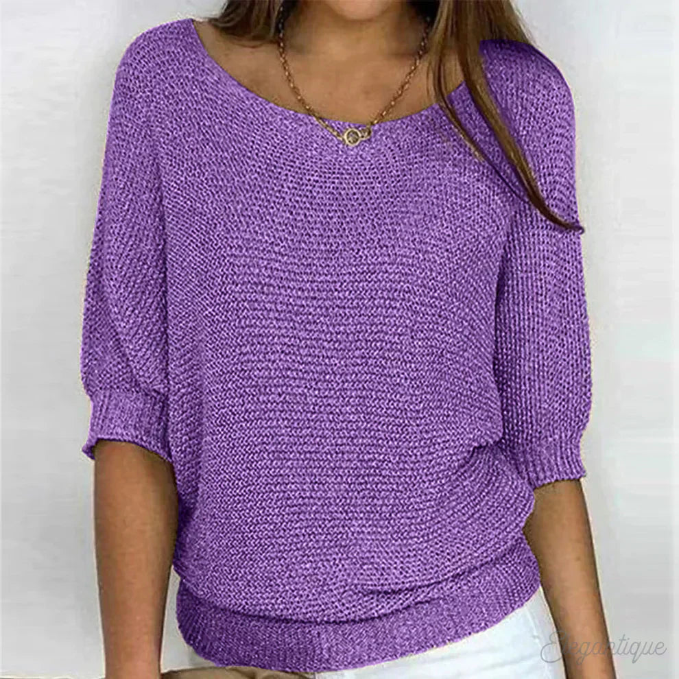 Luigia - Elegant Knitted Pullover