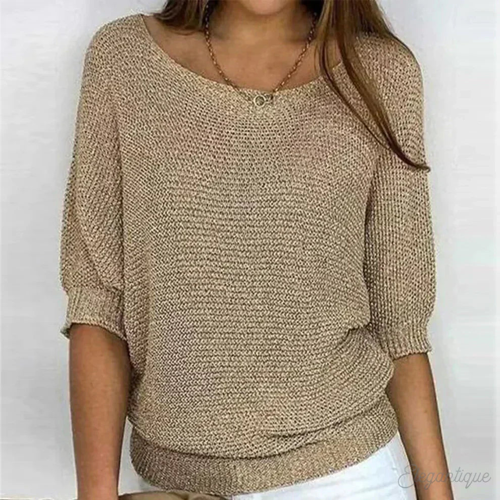 Luigia - Elegant Knitted Pullover