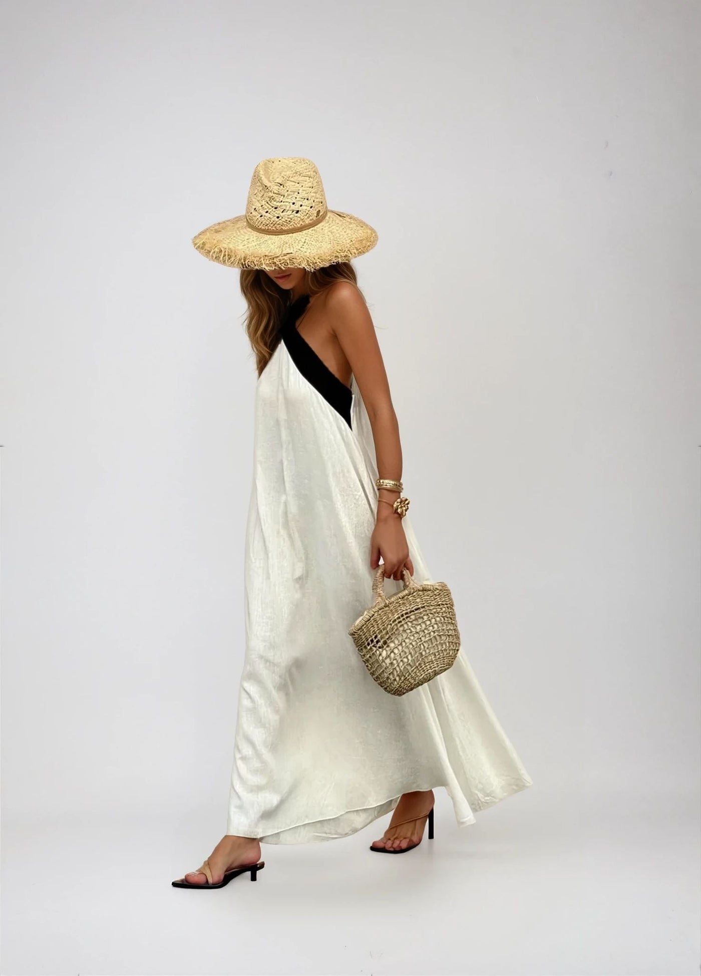 Lexi - Stylish Crossover Neckline Dress