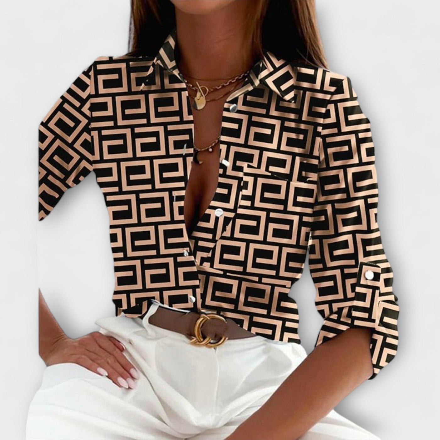 Blaire - Blouse with Classic Collar