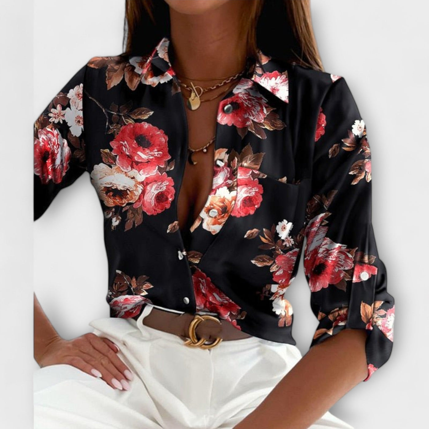 Blaire - Blouse with Classic Collar