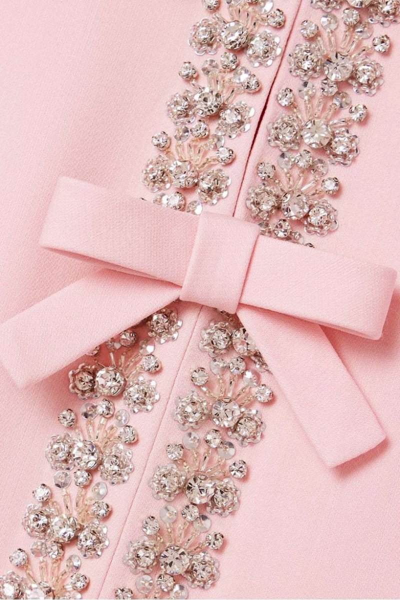 Silva - Luxury Rhinestone Bowknot Dress