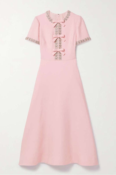 Silva - Luxury Rhinestone Bowknot Dress
